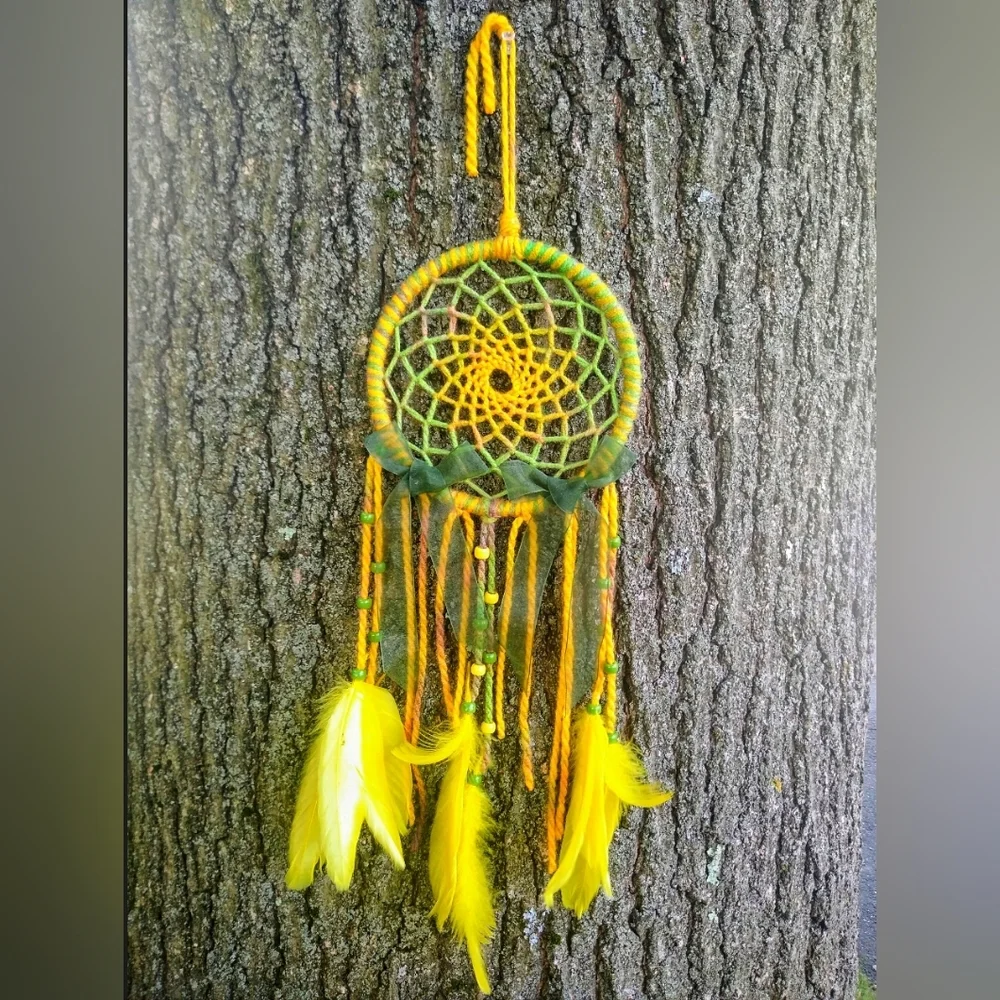 Cida's 💛 handmade dreamcatcher 💚 - Picture 5 of 15